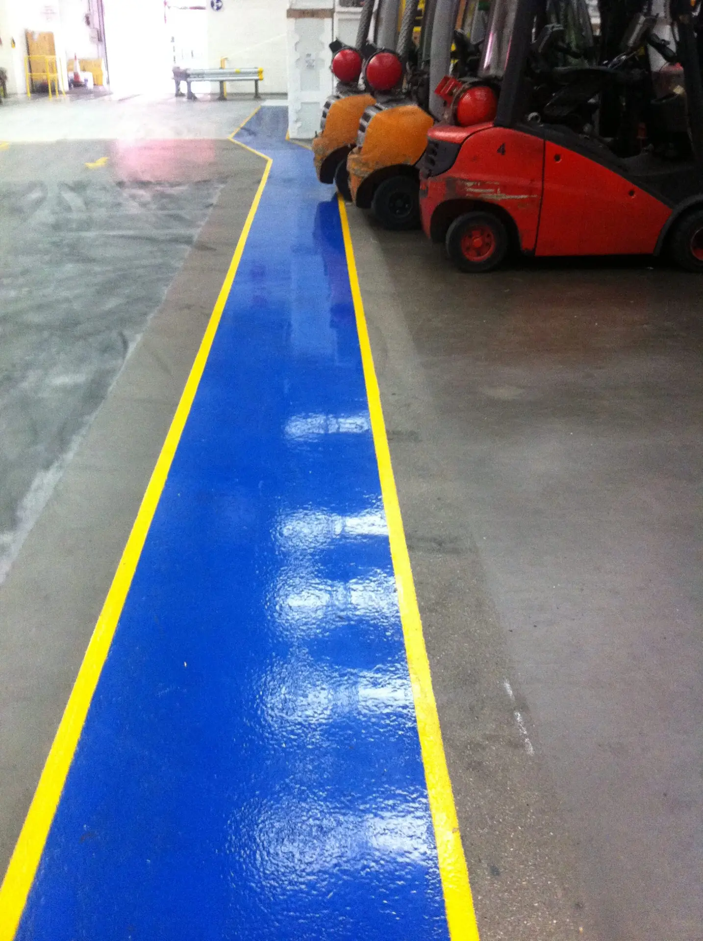 Blue Walkway